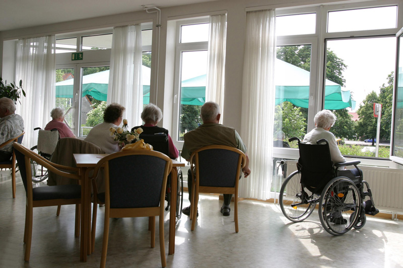 Seniors Sitting in a Maple Ridge Retirement Community